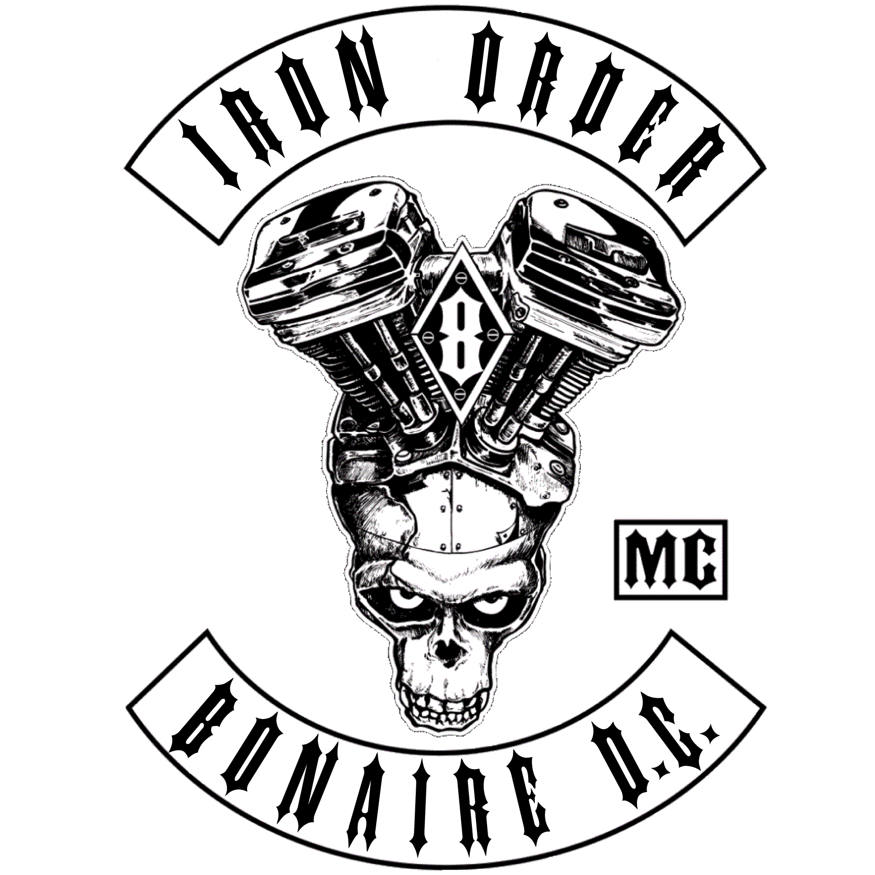 motorcycle club patch template